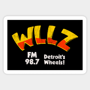 WLLZ Detroit, Michigan / 80s Radio Station Sticker